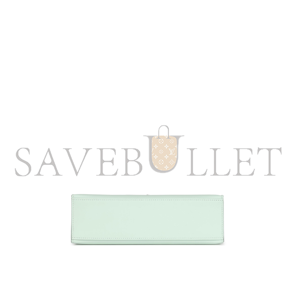 H**mes master kelly pochette vert bubble green swift palladium hardware (22*14*7cm)